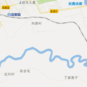 黑河市北安市地图