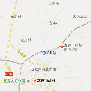 延边朝鲜族自治州龙井市地图