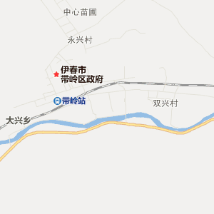 伊春市大箐山县地理地图