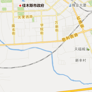 佳木斯市前进区地图