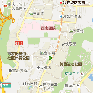 重庆石桥铺地图图片
