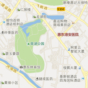 惠东平山华侨城地图图片