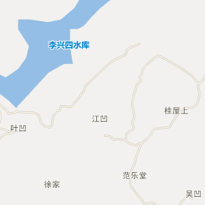 上李水库地图图片