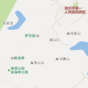 滁州学院会峰校区地图图片