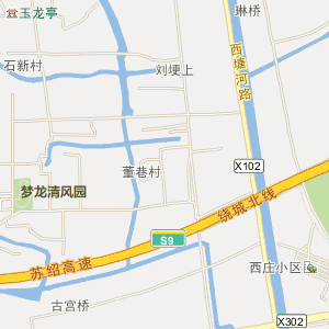 黄埭镇地图图片