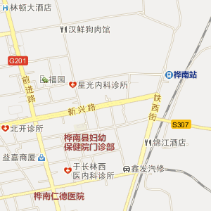 桦南县桦南镇详细地图图片