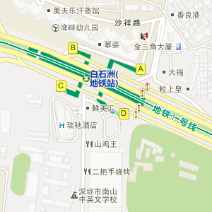 深圳白石洲地图图片