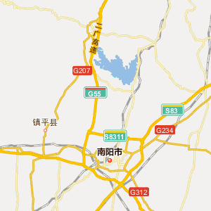 新野城区道路图图片