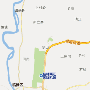 桂林灵川县地图