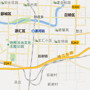 漯河市区道路全图图片