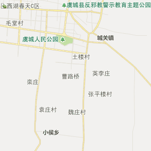 商丘柘城縣地圖