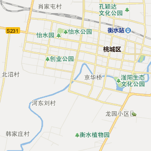 衡水市区地图 桃城区图片