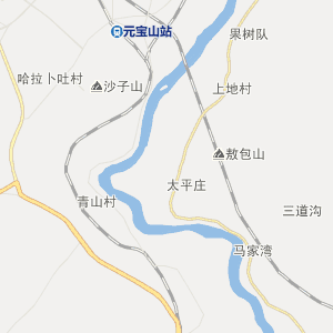 赤峰阿魯科爾沁旗地圖