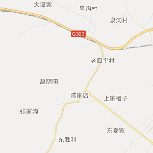 梨树县分乡镇地图图片