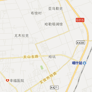 喀什公交车线路图图片