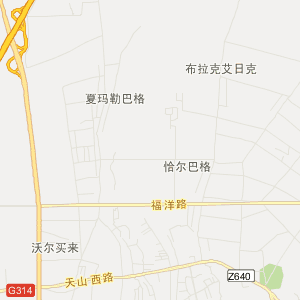 库车市区地图图片