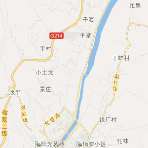 双江县行政区划图图片