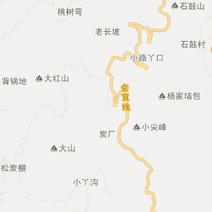 会泽县待补镇地图图片