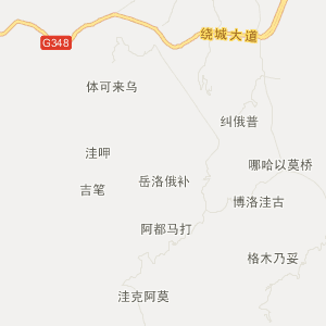 凉山州昭觉县乡镇地图图片