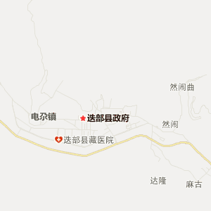 甘肃迭部县地图图片
