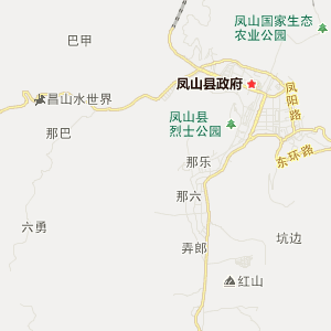 凤山县凤城镇地图图片