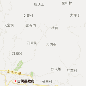 泸州市古蔺县地图