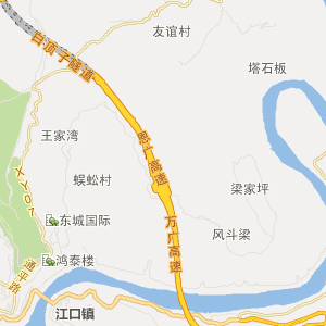 平昌各乡镇交通地图图片