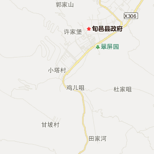 旬邑县乡镇地图图片