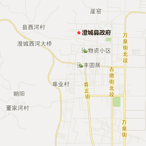 渭南市澄城县地图