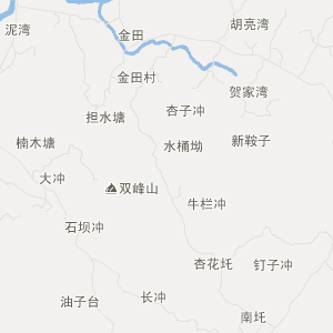 娄底市双峰县地图