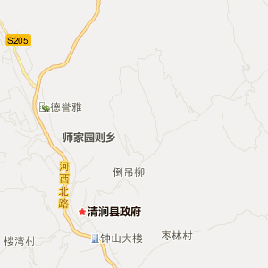 清涧县袁家沟地图图片