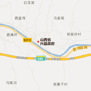 山西兴县位置图片