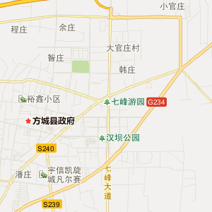 方城县高清地图图片