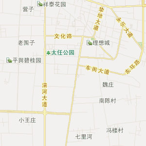 平舆乡镇区域图图片