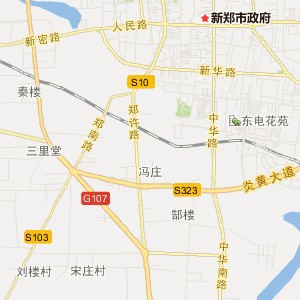 新郑地图区域划分图图片