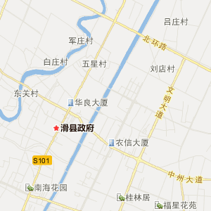 安阳滑县地图高清图片