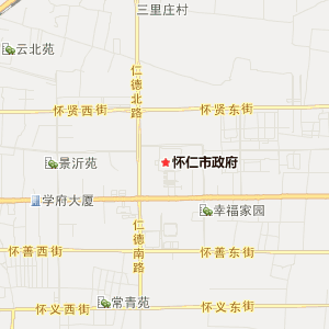 怀仁市区域地图图片