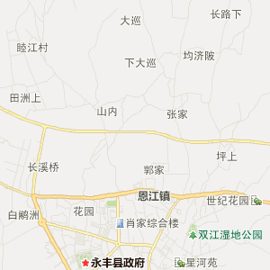 永丰县地图 各乡镇图片