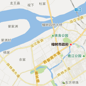 樟树市行政区划地图图片