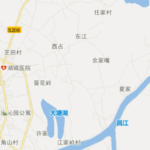 鄱阳县乡镇行政区划图图片