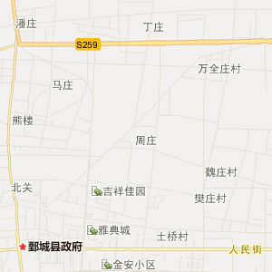 鄄城县什集镇地图图片