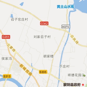 蒙阴县乡镇地图图片