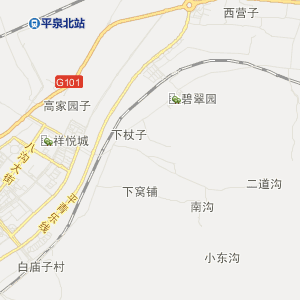 平泉各乡镇地图图片