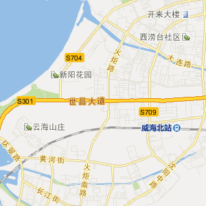 威海9路上行公交線路