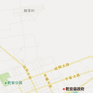 乾安县地图乾安镇地图图片