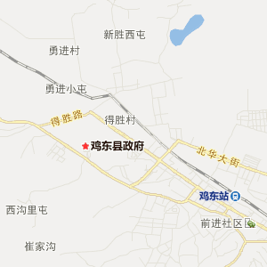 鸡东县永安镇地图图片